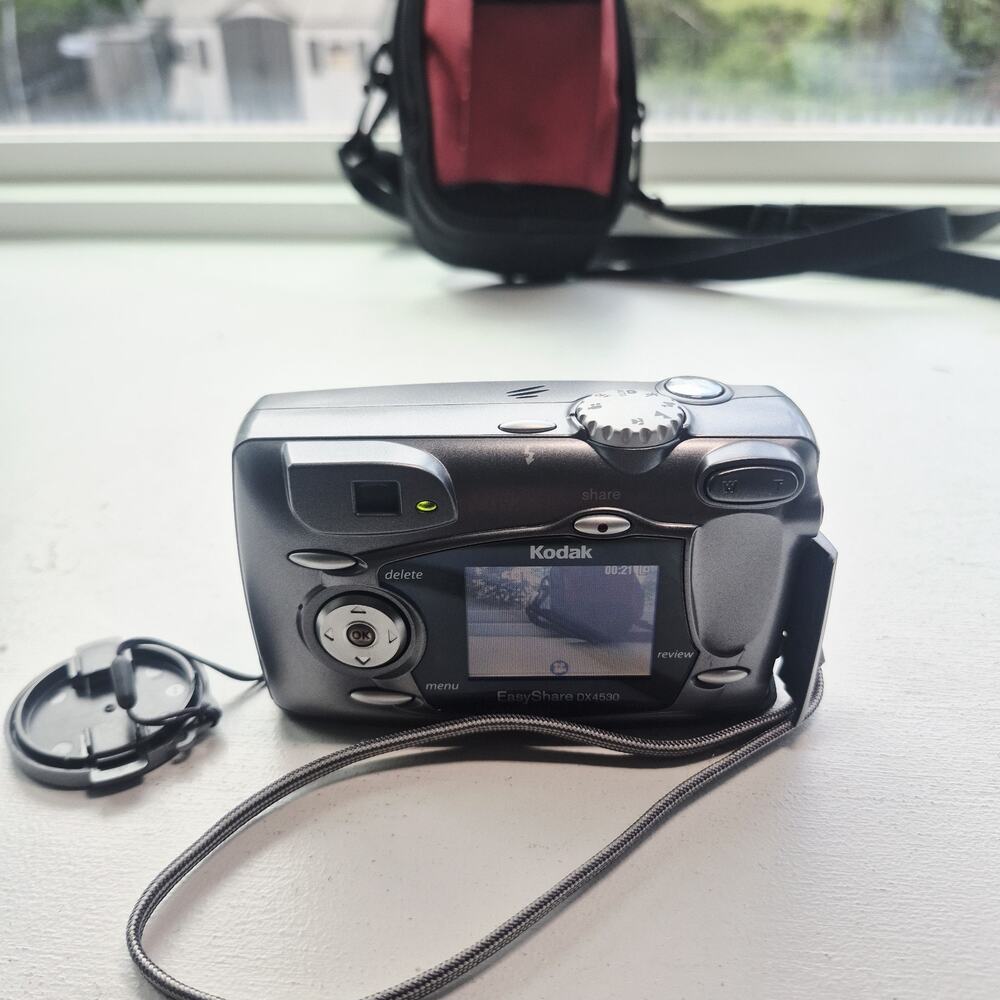 Kodak EasyShare DX4530 5MP Digital Camera 3x Optical Zoom Charger & Case Tested - Picture 3 of 10